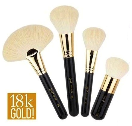 SIGMA :: Extravaganza Face Kit ชุดแปรงด้ามทอง 18K สุดหรู พร้อมกระเป๋าหนังสีดำอย่างดี