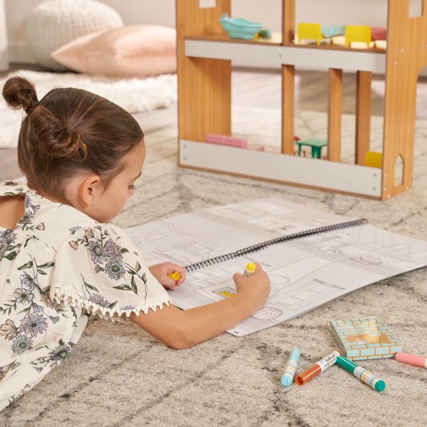 KidKraft Design by Me™: บ้านตุ๊กตาไม้แต่งสี 20 ชิ้น ราคา 3,590 บาท