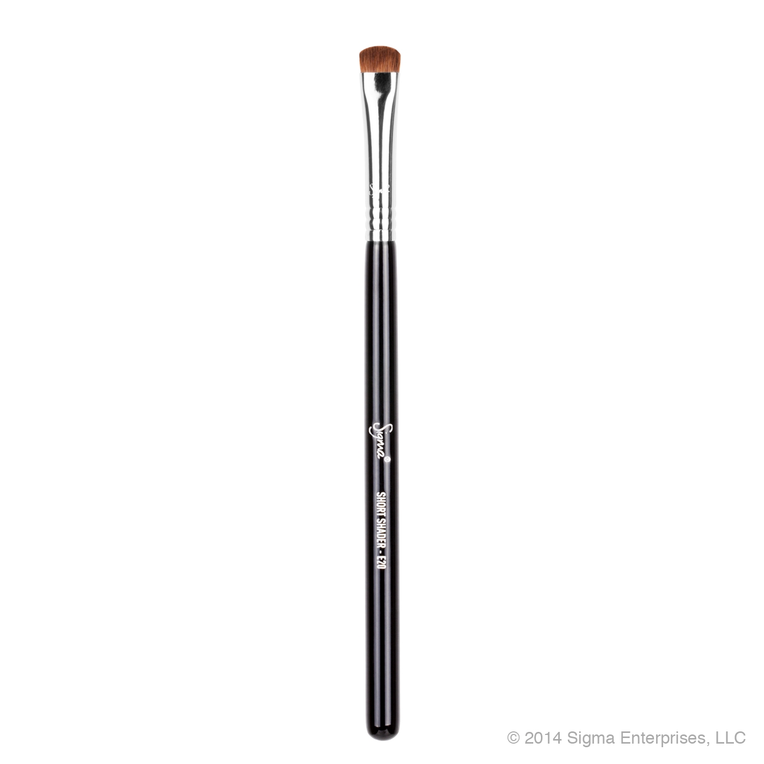 SIGMA :: E20 - Short Shader แปรงลงสีแรเงา เหมาะสำหรับลงสีอายแชโดว ในบริเวณที่ต้องการความแม่นยำสูง ขนแปรงแน่น แบน สั้น