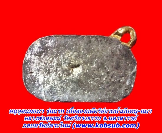 หนูดูดนมแมว รุ่นแรก เนื้อสองกษัตริย์ อาบน้ำมันหนู-แมว หลวงพ่อสุพจน์ วัดศรีทรงธรรม