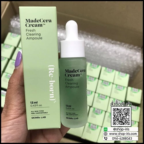 เซรั่ม SKINRx LAB MadeCera Cream Moisture Barrier Ampoule / Fresh Clearing Ampoule