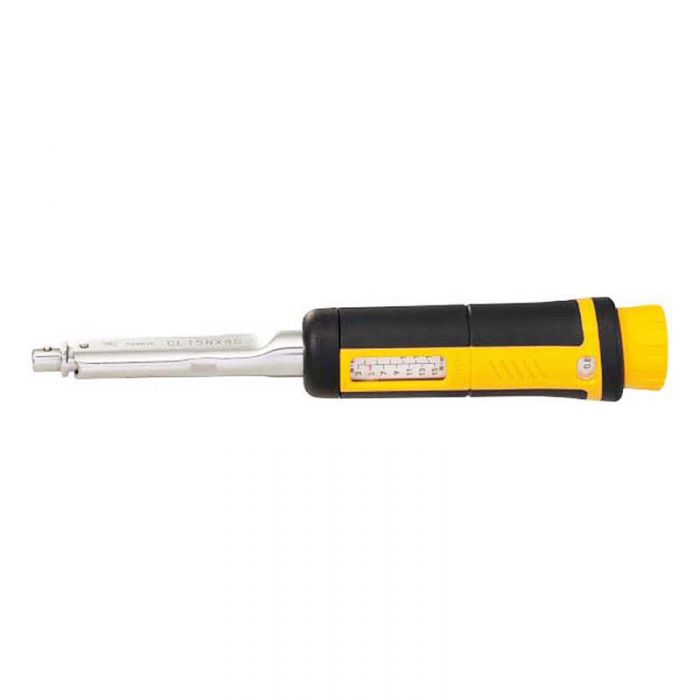 Tohnichi CL15IX8D Interchang. Head Type Adj. Torq Wrench, 3-15, 0.1lbf.in, 8D