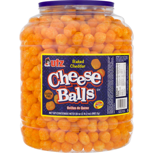 ชีส บอล Utz Cheddar 35 oz Barrel ราคา 890 บาท