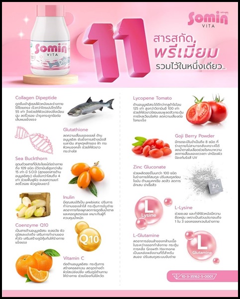 Somin Vita โซมิน ไวต้า (โปรส่งฟรี)