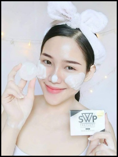 สบู่น้ำนม เอสดับบลิวพี SWP COLLAGEN MILK PREMIUM SOAP