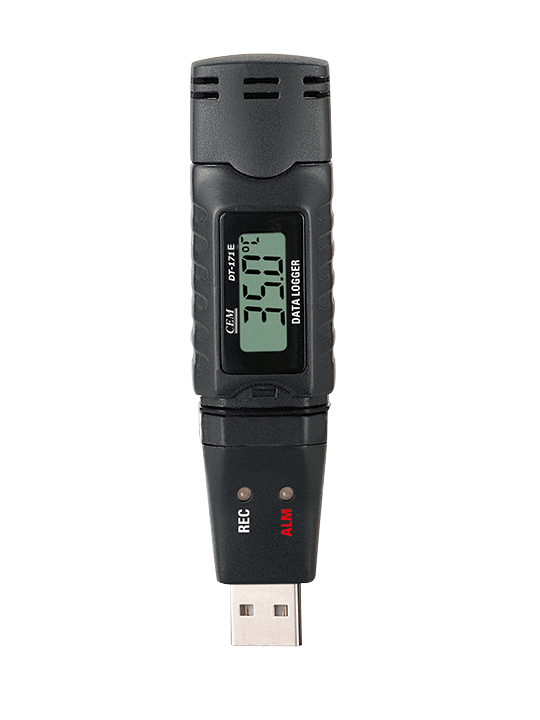CEM รุ่น DT-171 เครื่องบันทึกอุณหภูมิและความชื้น,Temperature&humidity data logger,temp.range:-40～70°C(-40～158°F),Hum.:0～100%