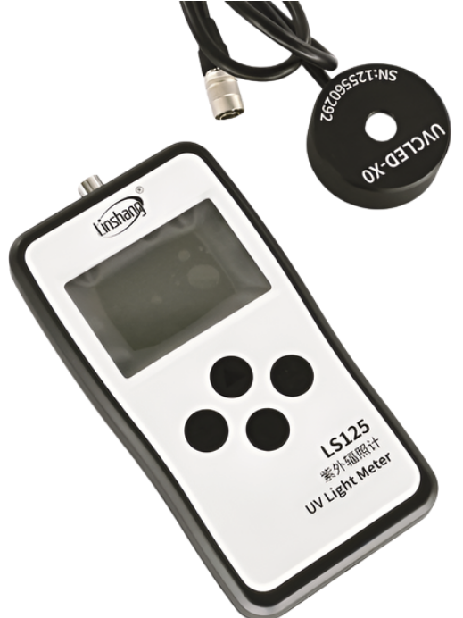 Linshang รหัส LS125-UVCLED เครื่องวัดค่าความเข้มแสงและยูวี,UVC probe for sterilization lamp Intensity and Energy UV light meter power meter