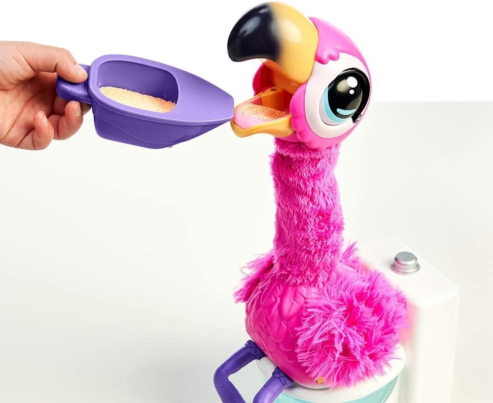รุ่นใหม่ล่าสุด ฟลามิงโกฝึกขับถ่าย Little Live Pets Gotta Go Flamingo| Reusable Food ราคา 2490 บาท