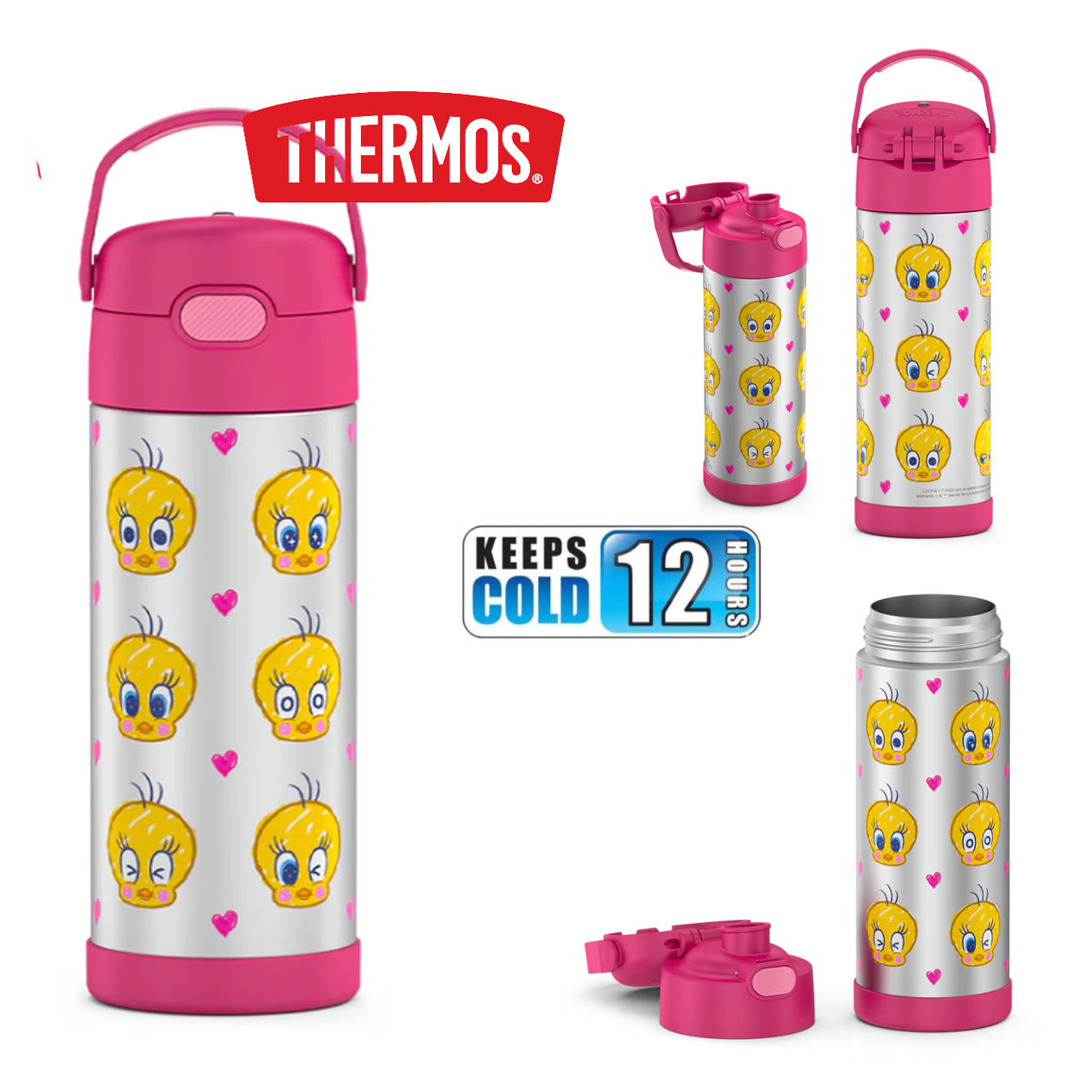 FUNTAINER® WATER BOTTLE 16OZ TWEETY BIRD™ ราคา 1190 - บาท