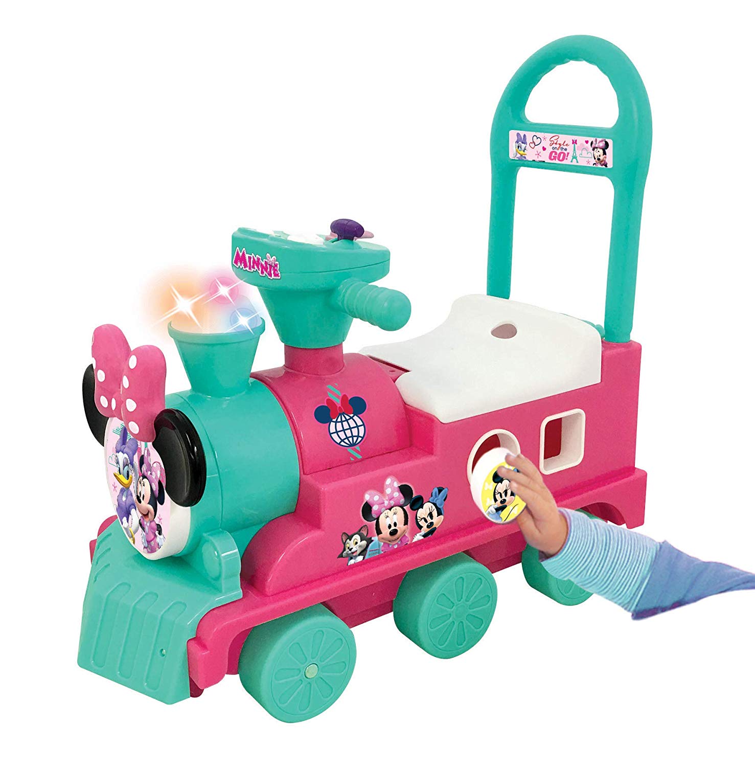 Kiddieland Minnie Mouse Play n 'Sort Ride-On Train