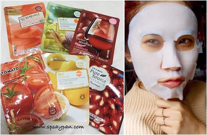 แผ่นมาร์ค East-Skin 3D (Natural Nurishing Facial Mask 3D)