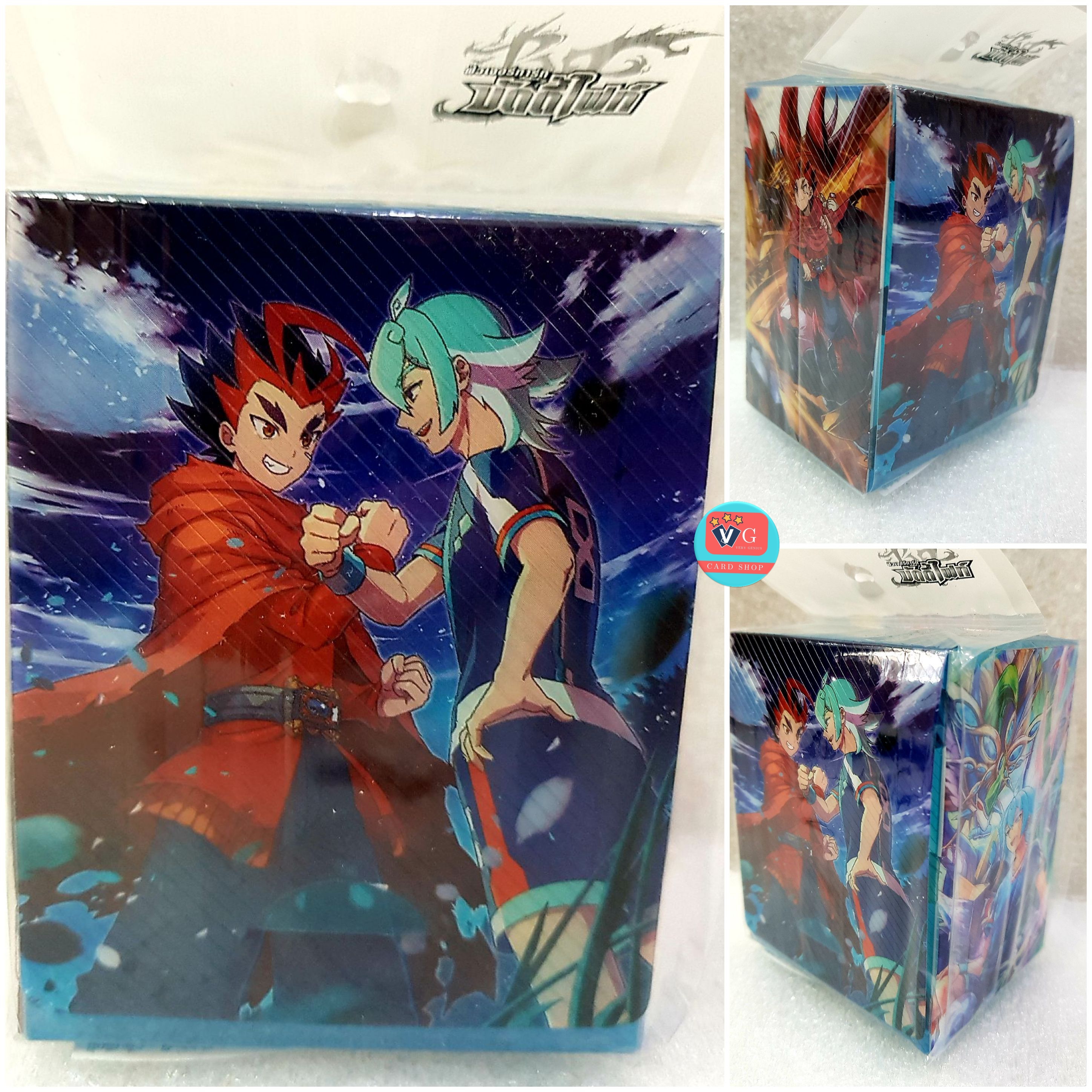กล่องใส่การ์ด BuddyFight Shin Manga Deck Holder Vol.6 Gao Kanata กาโอ คานาตะ ชินบัดดี้ไฟท์ มังกรผลึก กองทัพจักรพรรดิสายฟ้า