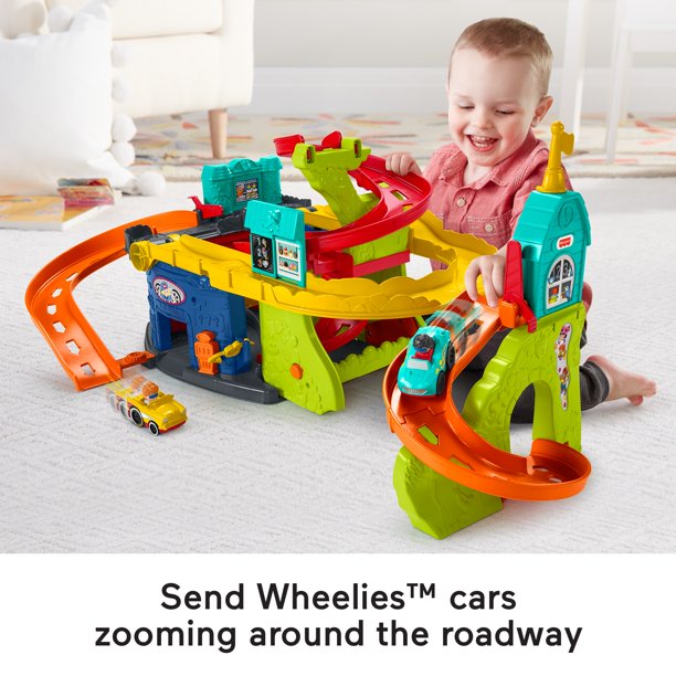 Fisher-Price Little People Sit 'N Stand Skyway 2-In-1 รถแข่ง Playset ราคา 2,990 - บาท