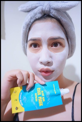 คูลมาส์ก มาส์กหน้าสูตรเย็น Alert Kiss Cool Mask Refresh