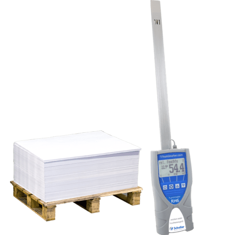 Schaller รุ่น RH-6 เครื่องวัดความชื้นกระดาษ,Paper moisture meter Relative air humidity:0～100%;Resolution:0.1%RH