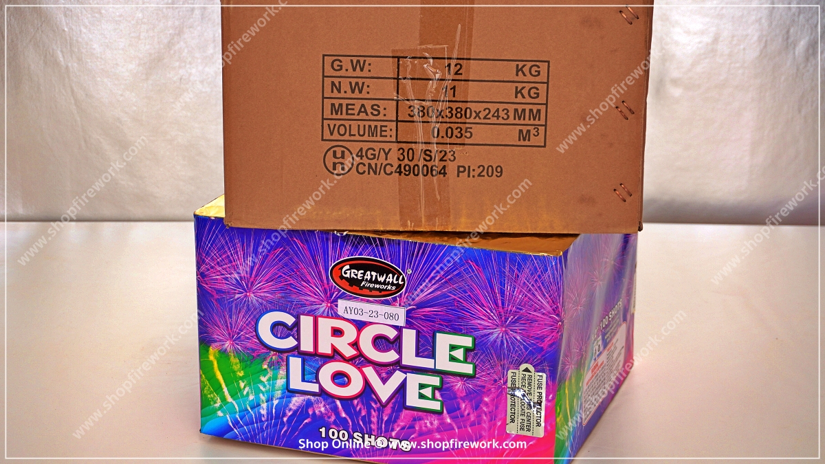 Beautiful blue sky 108 shots 1.2 inches Firework