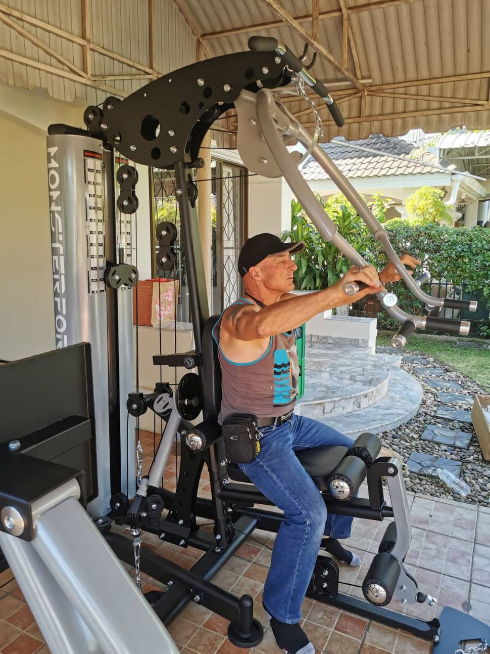 Homegym Monster ForcePro5 โฮมยิม 2 STATION USA