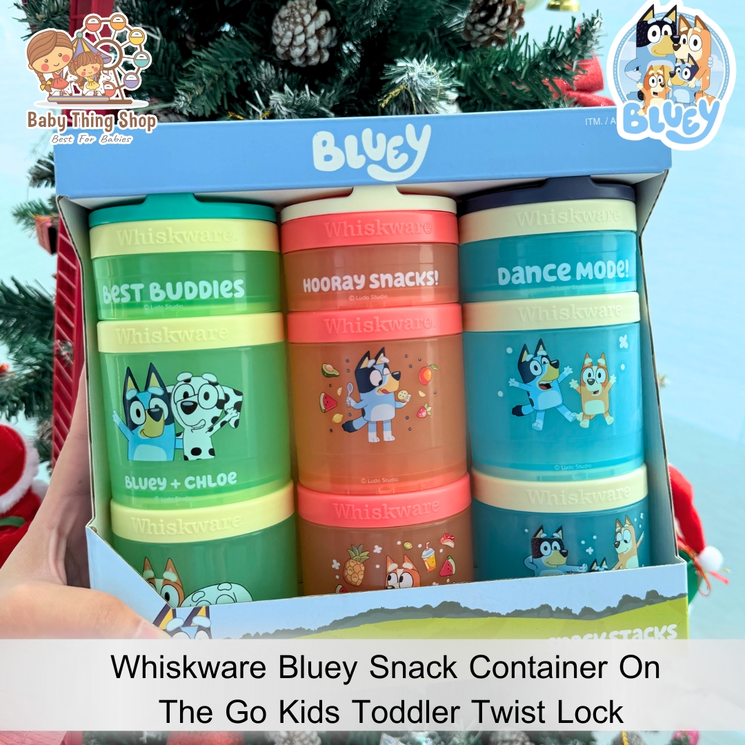 🎉นำเข้า📢 พกพาง่าย ไม่หกเลอะเทอะ! Whiskware Snack Containers!ให้มื้ออาหารว่างของลูกสนุกขึ้น 10 เท่า ราคา 1690 บาท