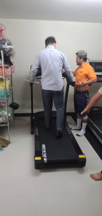 ลู่วิ่งไฟฟ้า V TECH รุ่น Perfect Run ลู่วิ่งไฟฟ้าฟิตเนส