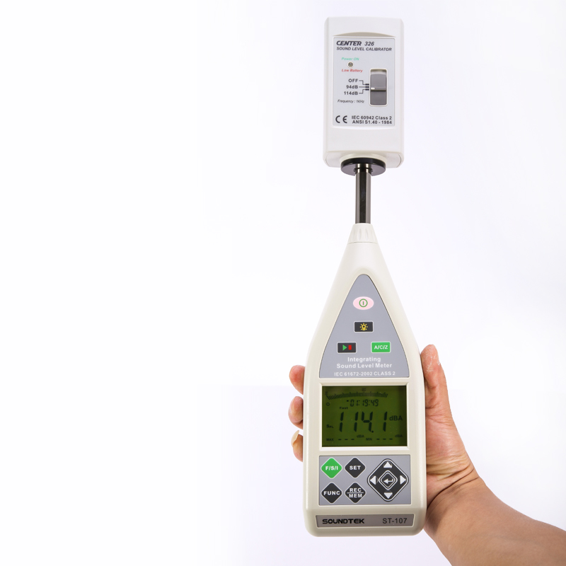 CENTER รุ่นCENTER326มิเตอร์วัดระดับเสียงSatotec Noise Calibrator Calibrator CENTER326