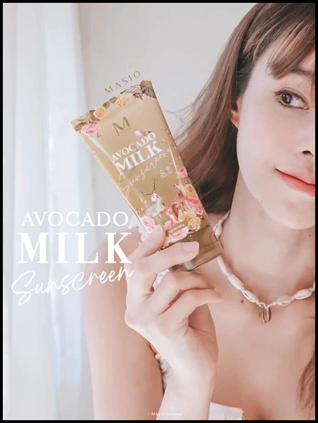 กันแดดอโวคาโด มิลค์ ซันสกรีน Avocado Milk Sunscreen BY MAYSIO