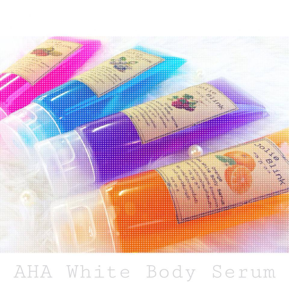Blueberry AHA White Body Serum (สีฟ้า) By Jolie Blink