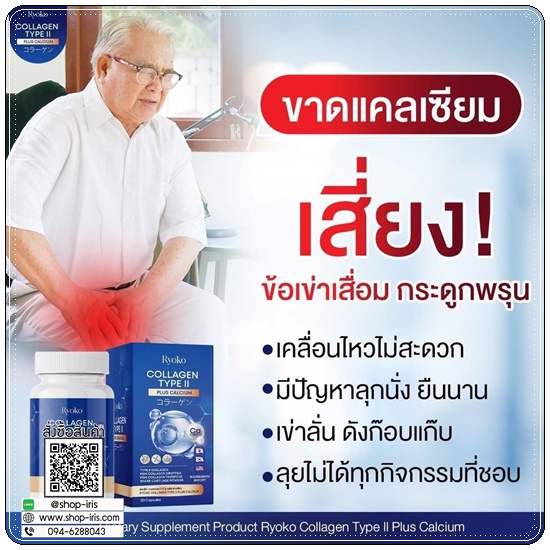 เรียวโก๊ะคอลลาเจน Ryoko Collagen TYPE II (1แถม1)