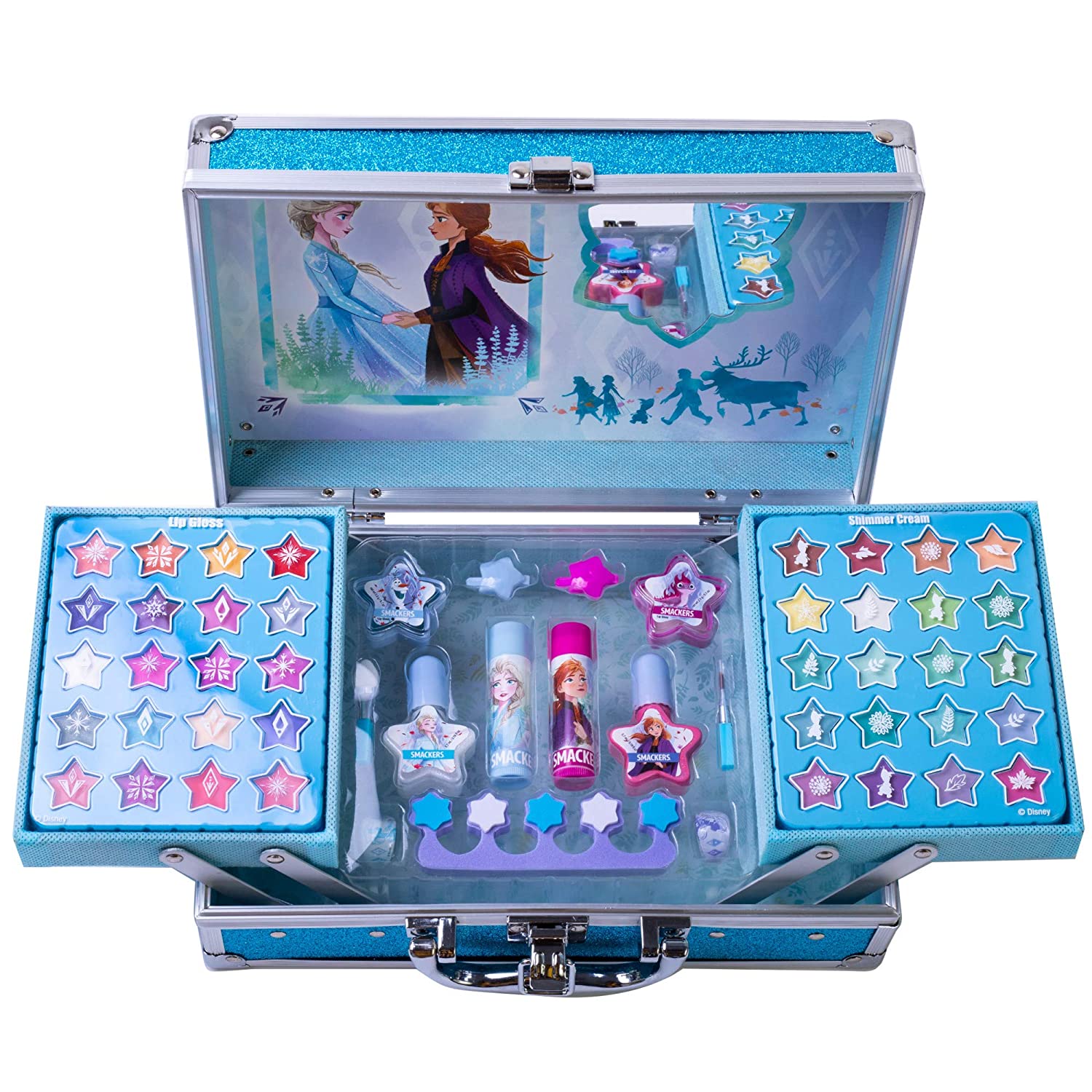 กระเป๋าเครื่องสำอ้างสำหรับเด็ก Lip Smackers Bonne Bell Disney Frozen Ii Train Case, 1.75 ounces ราคา 1290.- บาท