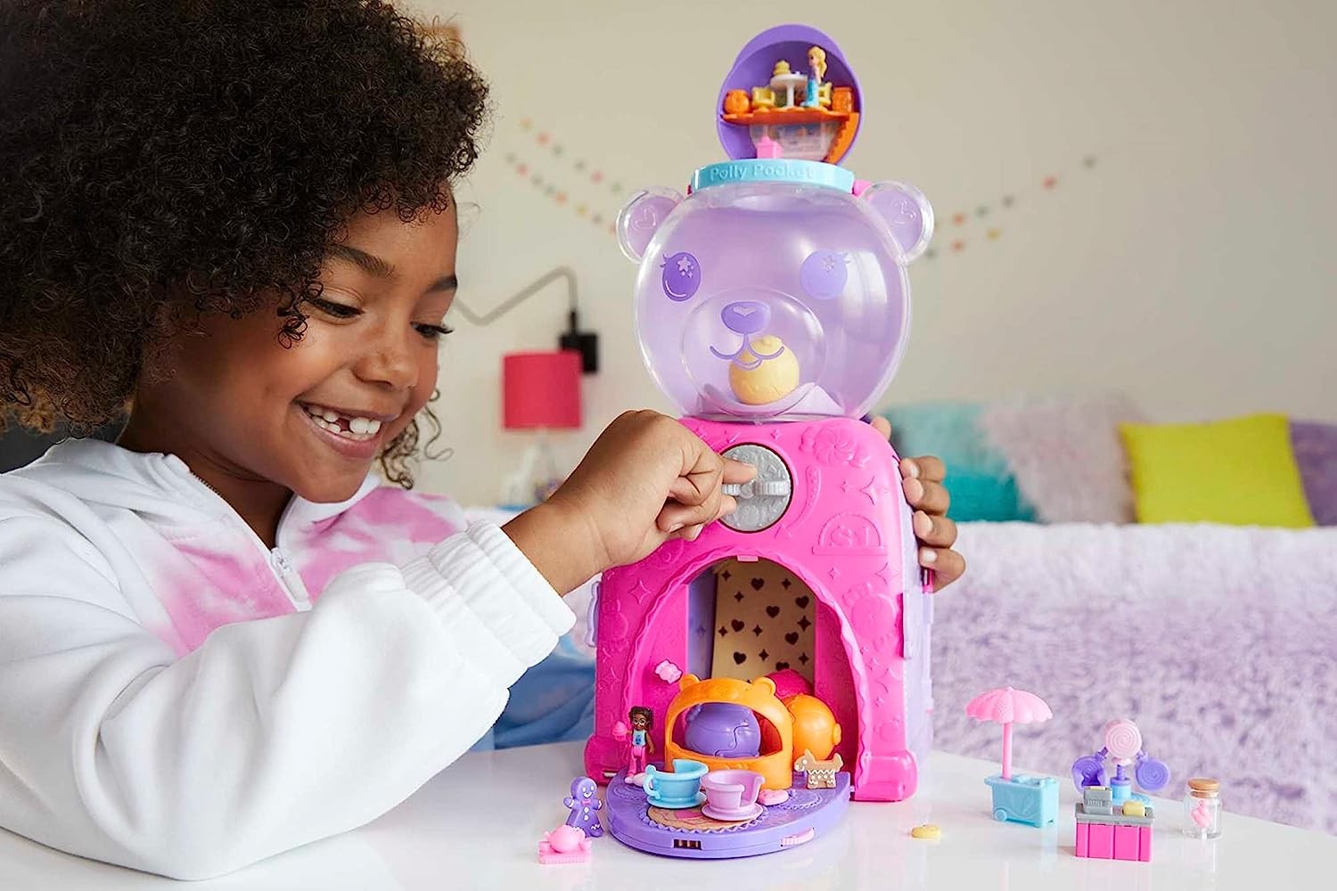หมีกัมบอล Polly Pocket Travel Toy, Gumball Bear Playset ราคา 2,090 .-