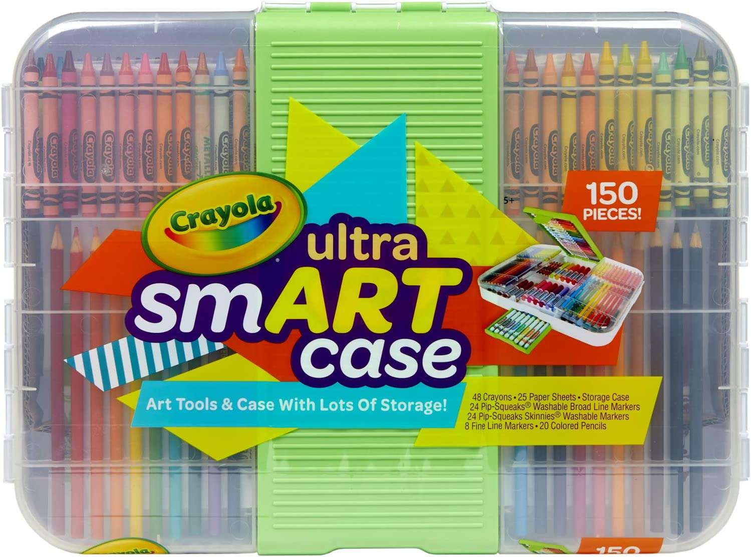 Crayola Smart Case, Art Set for Kids, Art Supplies, Gift, 150 Pieces ราคา 1,590 - บาท