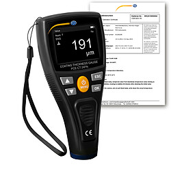 PCE รุ่นCT-24FN-ICA incl. ISO Calibration Certificateเครื่องวัดความหนาผิวเคลือบCoating Thickness Gauge