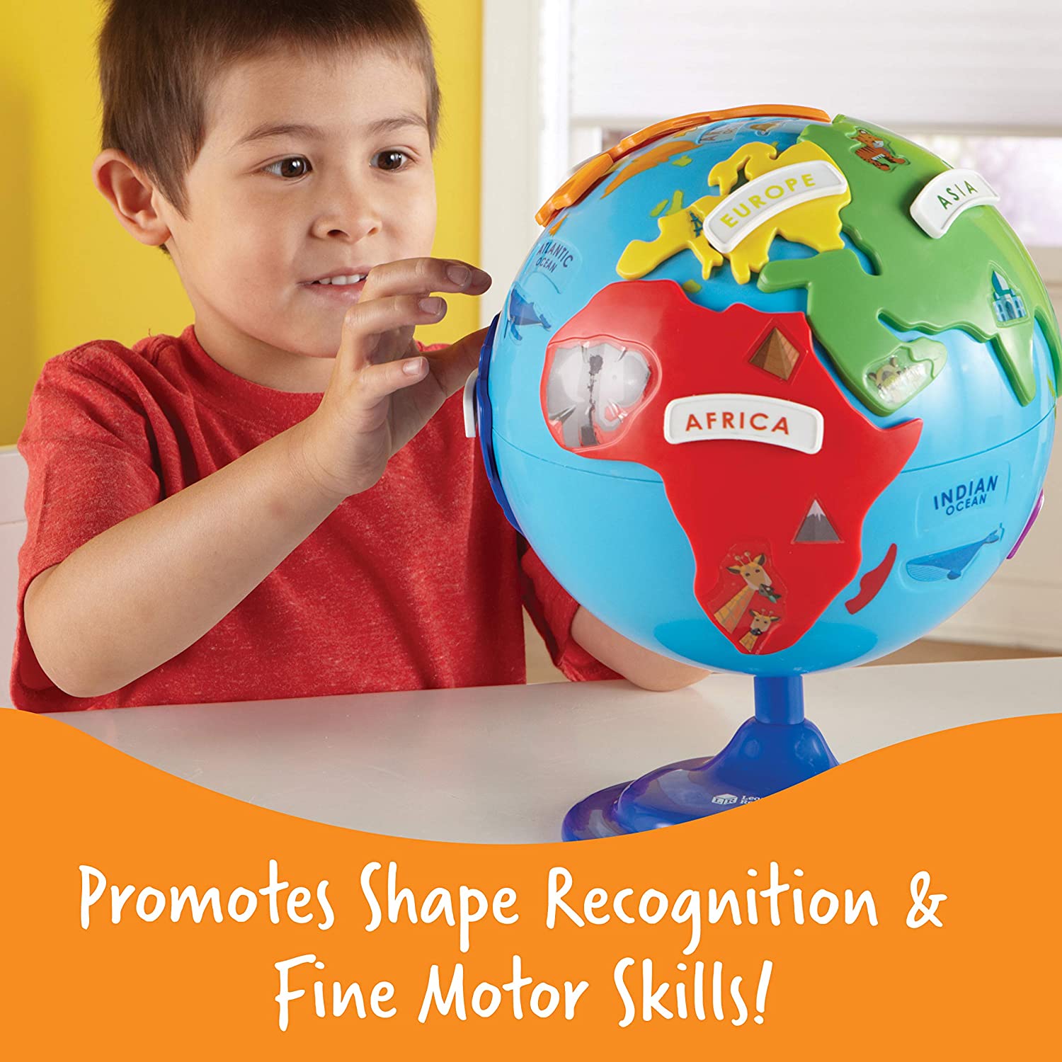 จิ๊กซอว์ลูกโลกLearning Resources Puzzle Globe - 14 Pieces, Ages 3+ ราคา : 1,750 บาท
