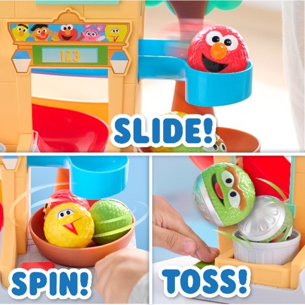 บ้านบอลกิจกรรมSESAME STREET Round The Neighborhood Ball Drop Playset and Figures 4- ราคา 2,590 บาท