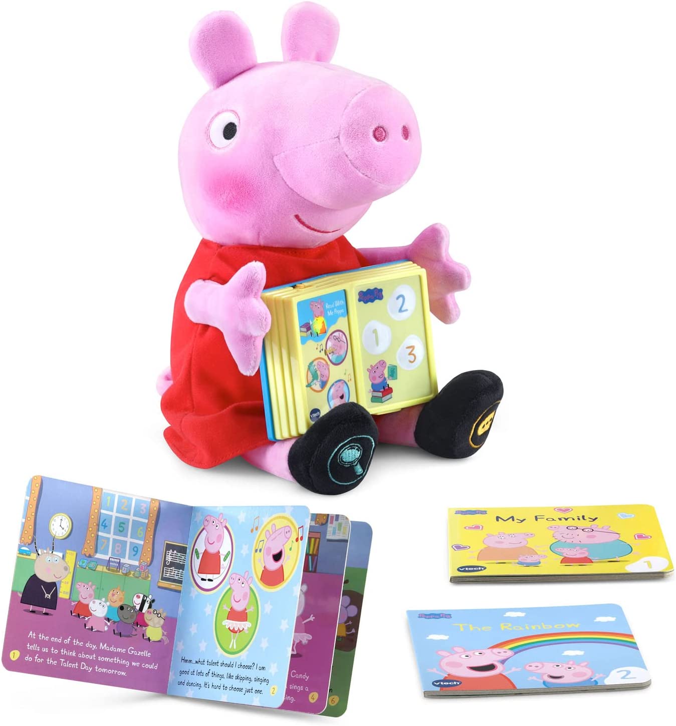 ตุ๊กตา VTech Peppa Pig Read with Me Peppa, Pink ราคา 2190.- บาท