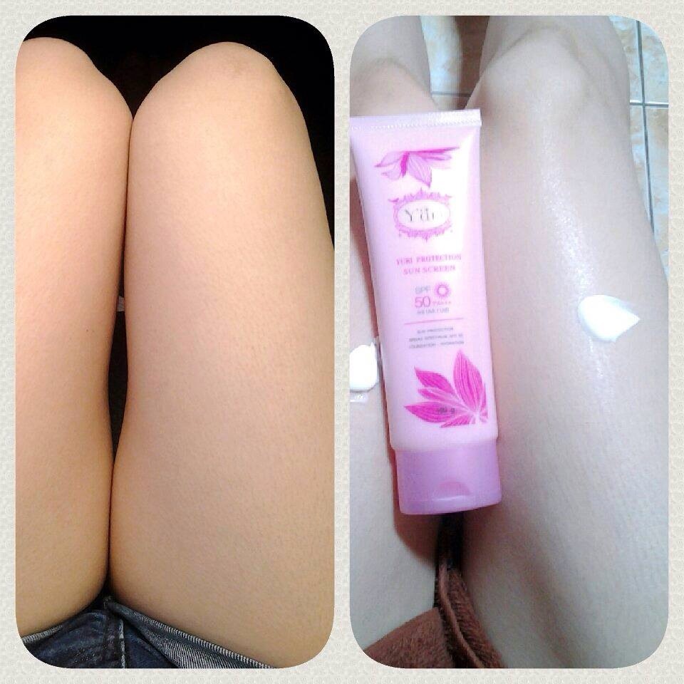 โลชั่นกันแดดยูริ (YURI Protection Sun Screen SPF50 PA+++)