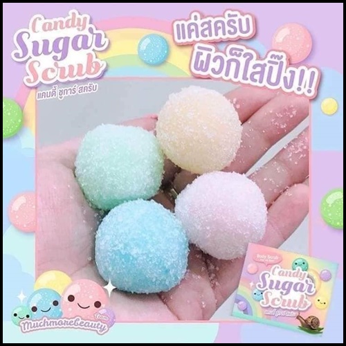 สครับเมือกหอยทาก Candy Sugar Body Scrub