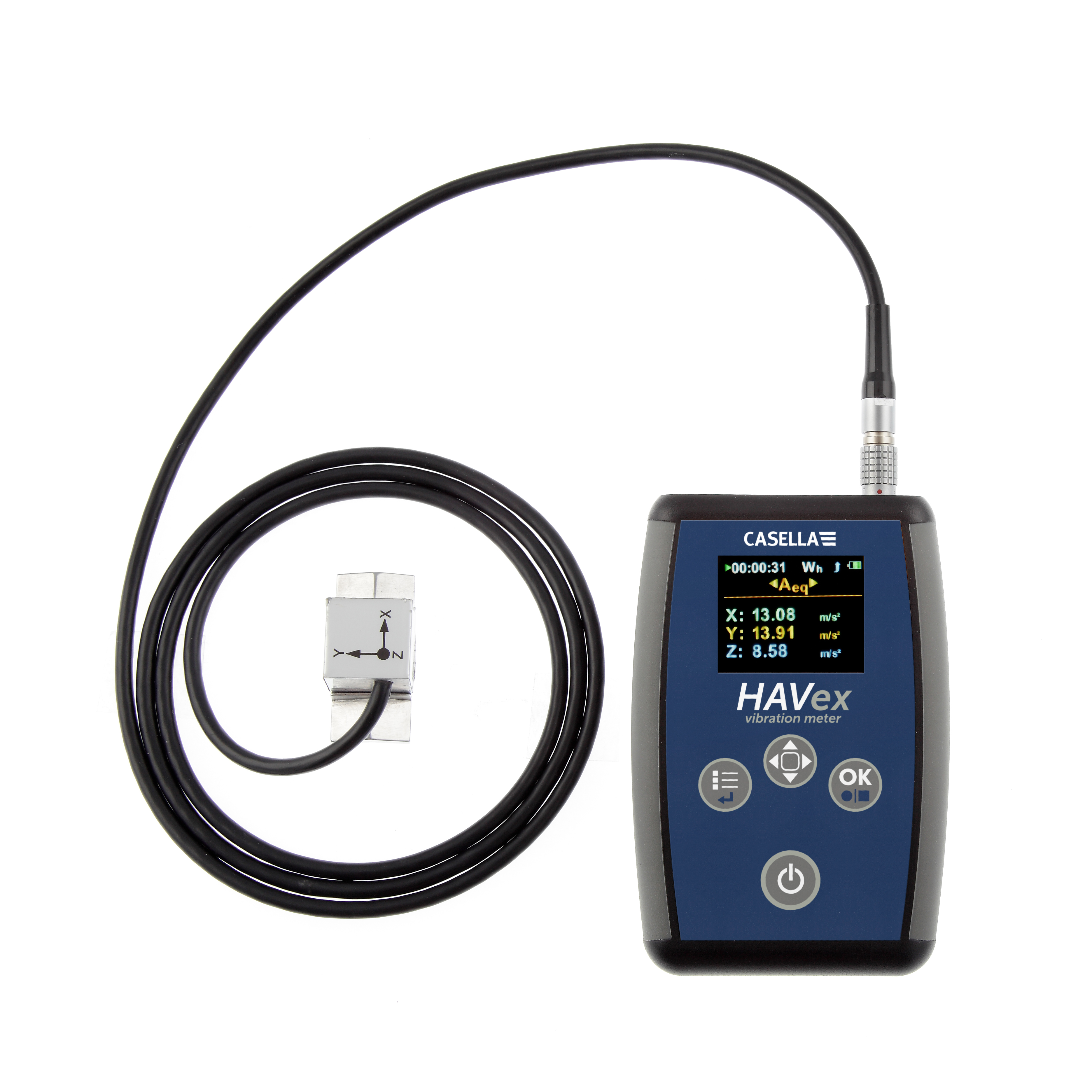 Casella รุ่น HAVex-Kit เครื่องวัดความสั่นสะเทือนพกพา,Tri-Axial Hand Arm Vibration Meter