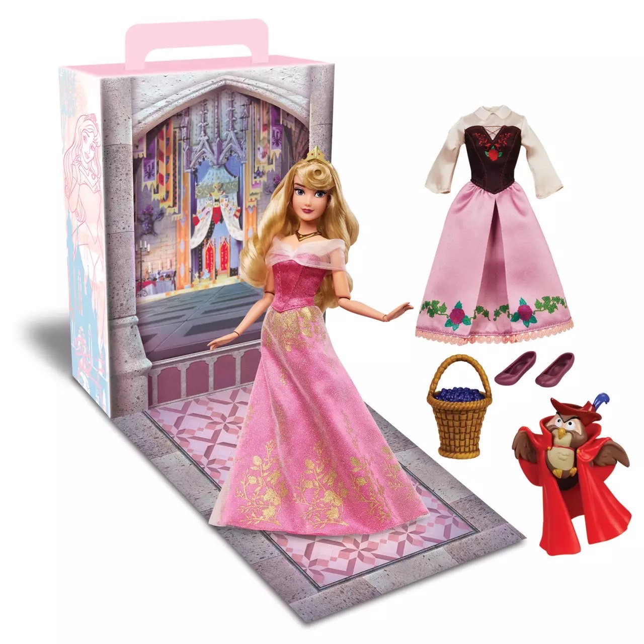 นำเข้า 🇺🇸 เซ็ทตุ๊กตาออโรร่าเและกิจกรรมระบายสีAurora Disney Story Doll – Sleeping Beauty 11" ราคา 1,590 บาท