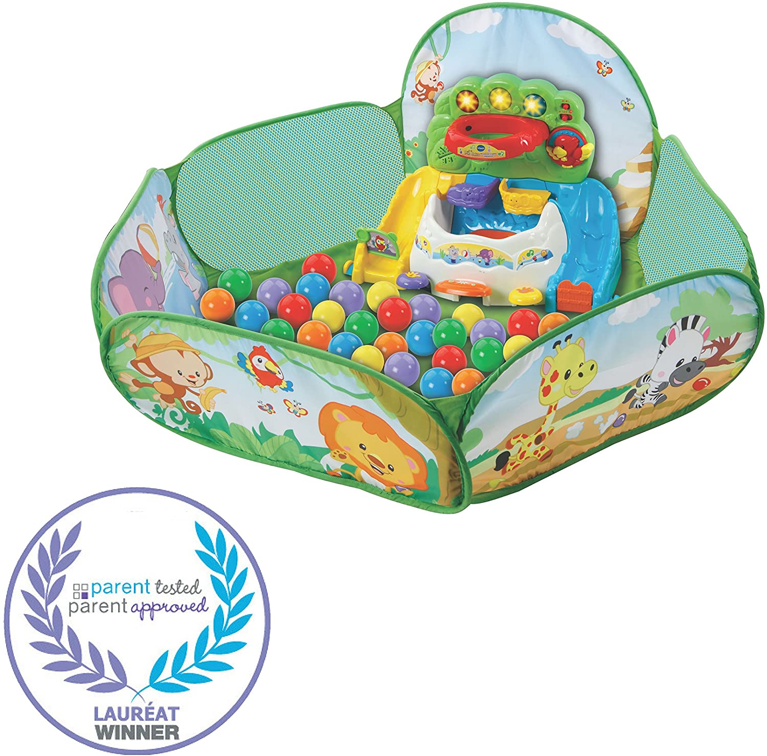 บ่อบอล VTech Pop-a-Balls Drop and Pop Ball Pit, Green ลูกบอลมหาสนุก ราคา 3390 บาท