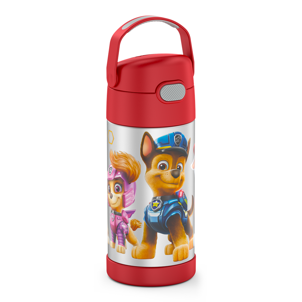 กระติกน้ำเก็บความเย็น Paw Patrol Thermos Vacuum Insulated Stainless Steel 12 Ounce Funtainer with Straw