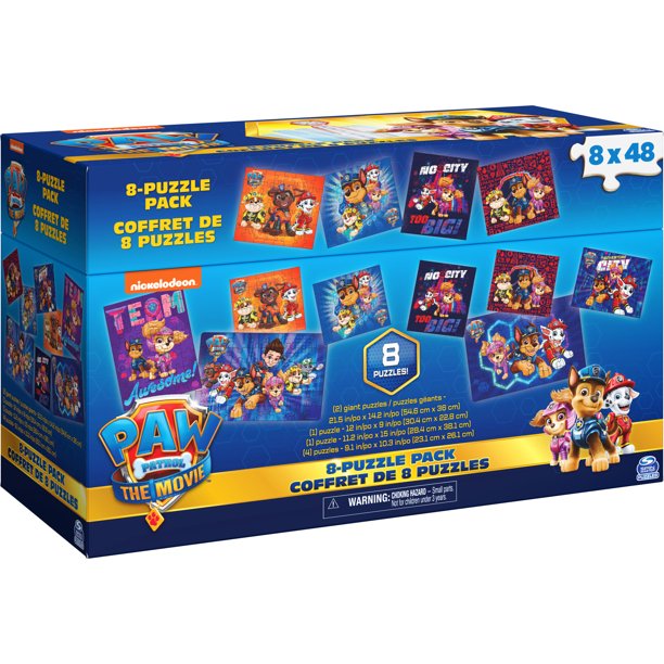 จิ๊กซอว์ Paw Patrol The Movie 8-Pack of Puzzles in Storage Tub ราคา 790 บาท