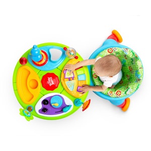 ล็อตสุดท้าย!!! AWG Bright Starts Zippity Zoo 3in1 Around We Go เก้าอี้หัดเดินที่มาพร้อมโต๊ะกิจกรรม ราคา 5,990 บาท