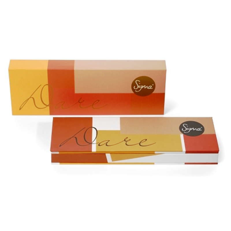 SIGMA :: Eye Shadow Palette - Dare พาเลทท์โทนอบอุ่น มี 8 เฉดสี พร้อมแปรง 2 ทิศทาง ดูเฉดสีด้านใน