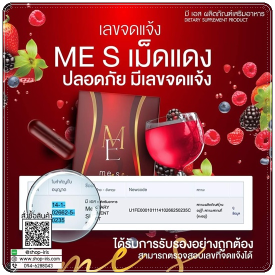 มีเอส ME S วิตามินคุมหิว