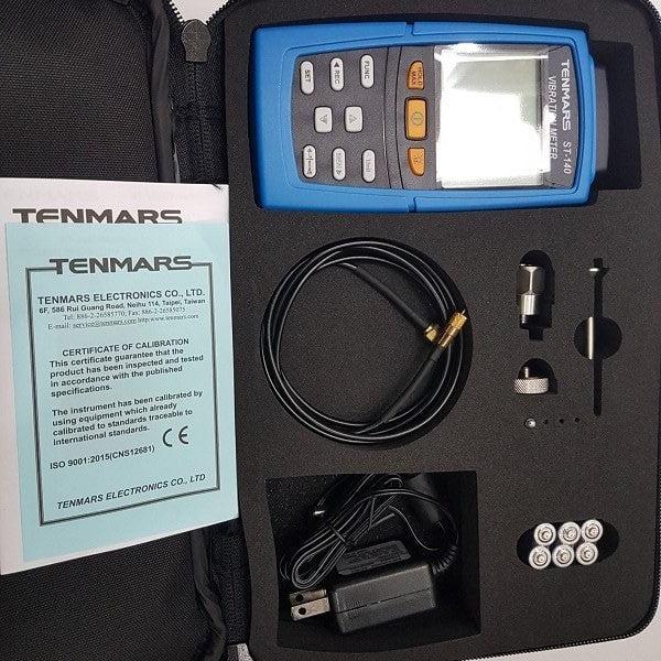 Tenmar รุ่น ST-140D เครื่องวัดและบันทึกค่าข้อมูลการสั่นสะเทือน , Datalogging Vibration Meter, ISO 2954-2012 Measurement , meas.range: 10Hz～1KHz (LO);10KHz～5KHz (HI)