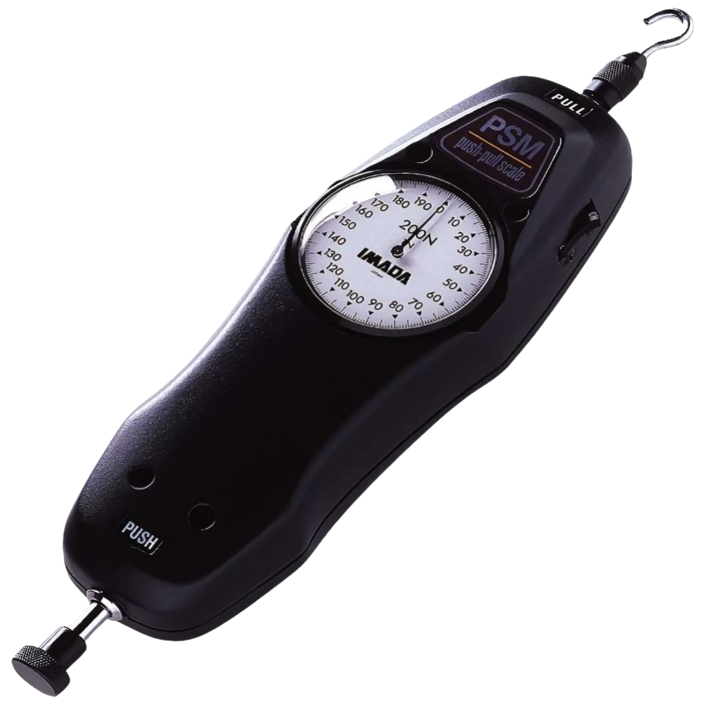 Imada รุ่น PSM-10K เครื่องวัดแรงดึงแรงกดแบบหน้าปัดแม่นยำและความเที่ยงตรงสูง , High accuracy&precision mechanical force gauges capacity: 10 kgf ,resolution: 50 gf