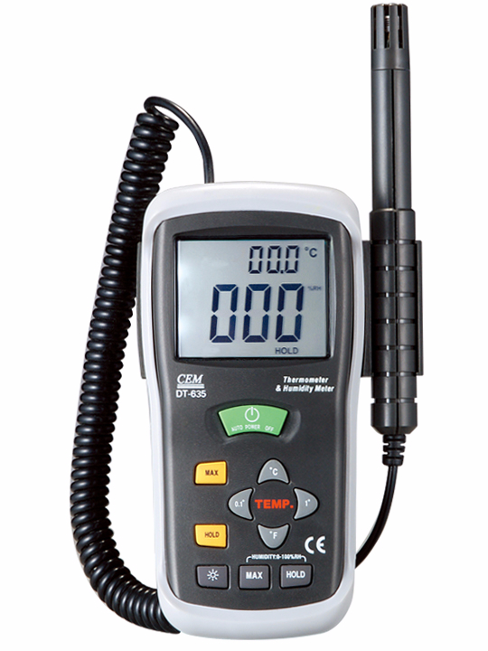 DT-635 เครื่องวัดความชื้นและอุณหภูมิ