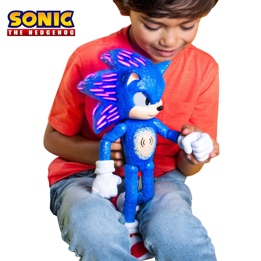 นำเข้า 🇺🇸 ✨สุดล้ำ🌀ฟิกเกอร์ Ultimate Talking Sonic 12” จากภาพยนตร์ Sonic The Hedgehog 3 ราคา3,690 บาท