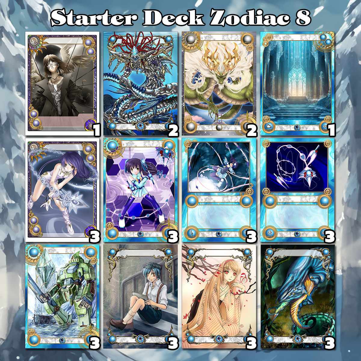 Starter Deck Zodiac set 2 Fadalgia ชุด 30 ใบ