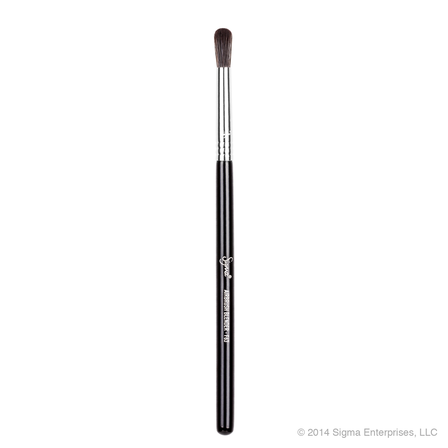 SIGMA :: F63 - Airbrush Blender แปรงขนสังเคราะห์ หัวแปรงกลม ขนแปรงยาว และแน่น ใช้สำหรับเบลนและกระจายสีคอนซิลเลอร์